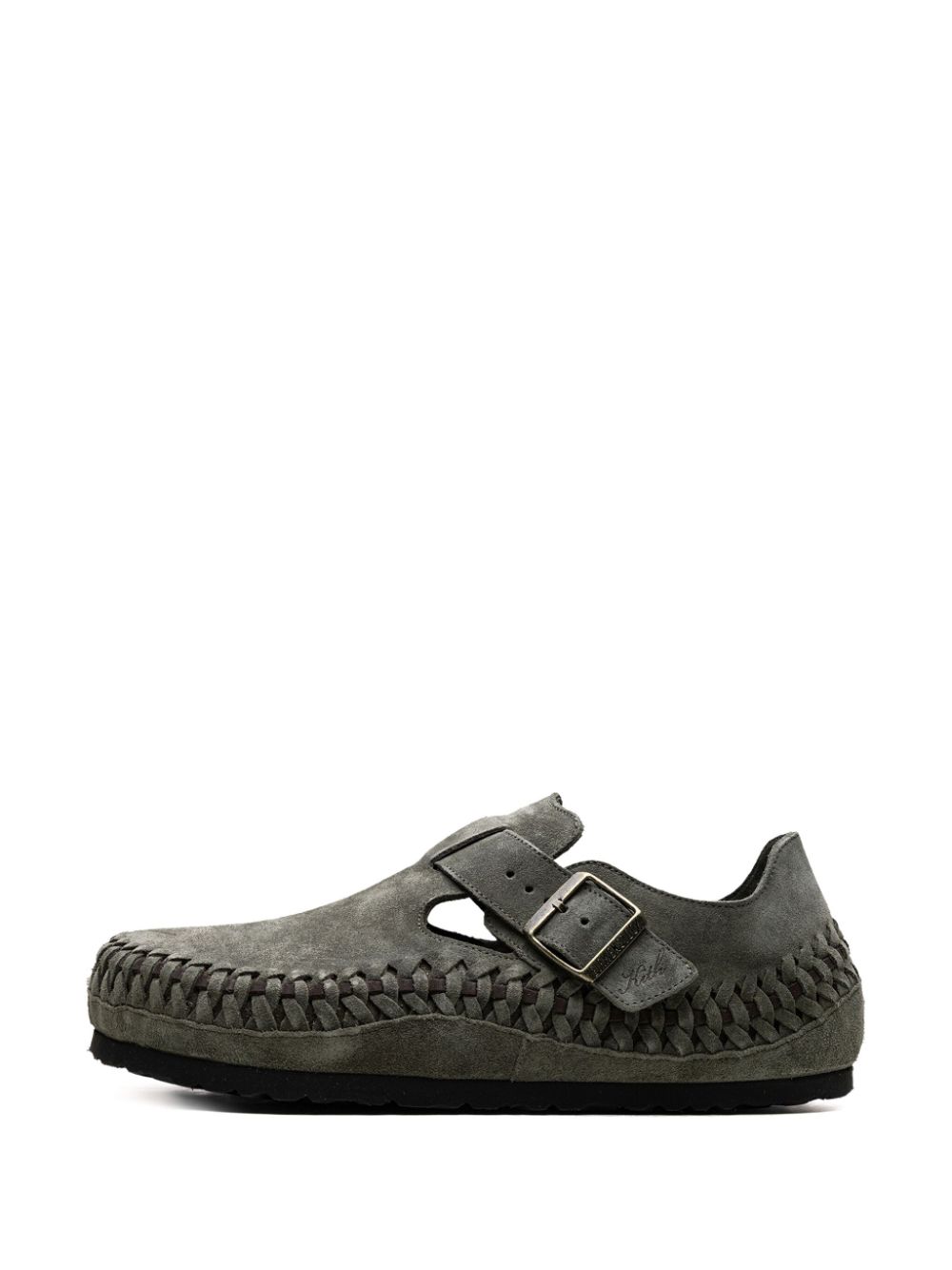 Birkenstock x Kith London Braided slippers Green