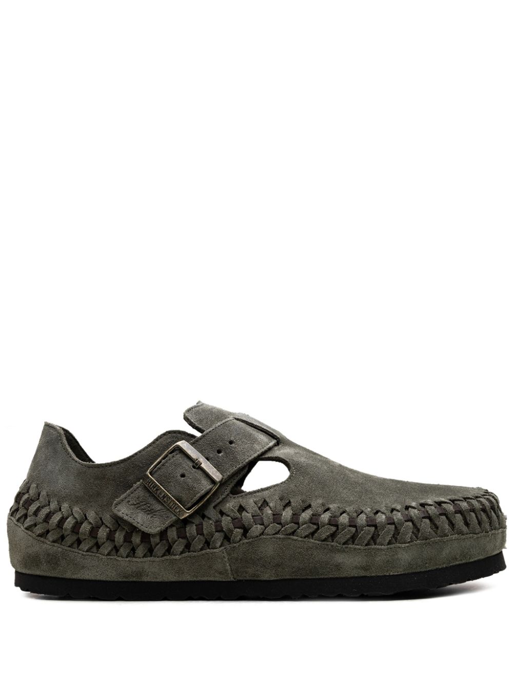 Birkenstock x Kith London Braided slippers Green