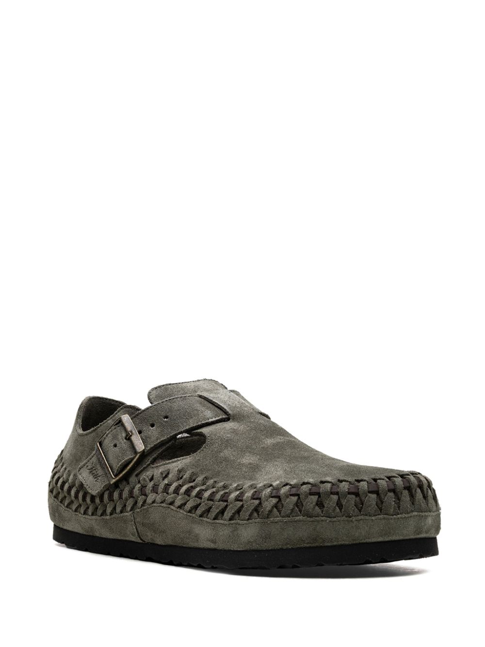 Birkenstock x Kith London Braided slippers - Groen