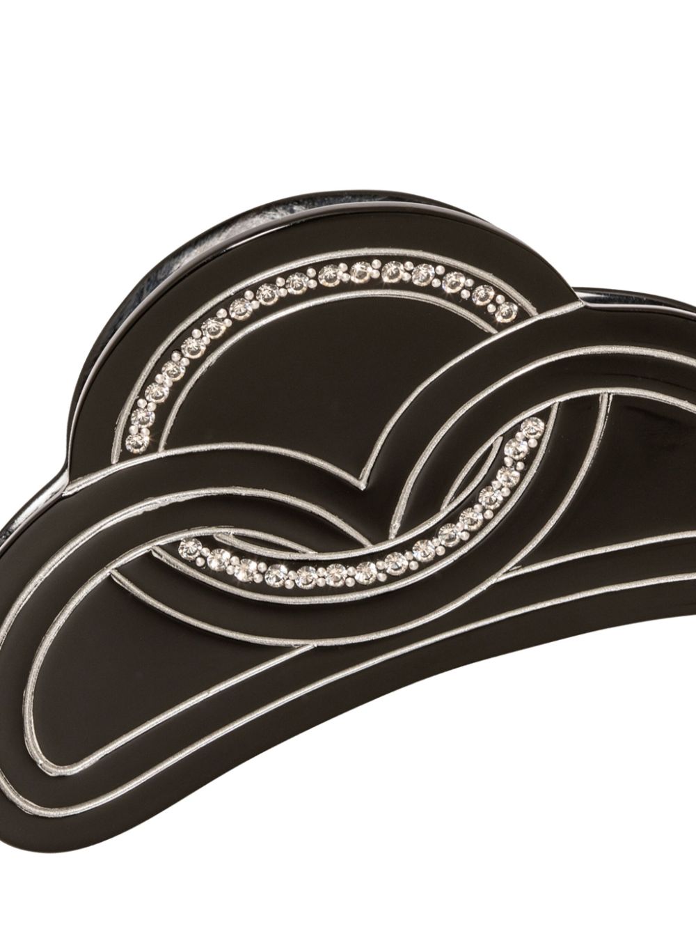 Jennifer Behr Jacquline hair clip - Zwart