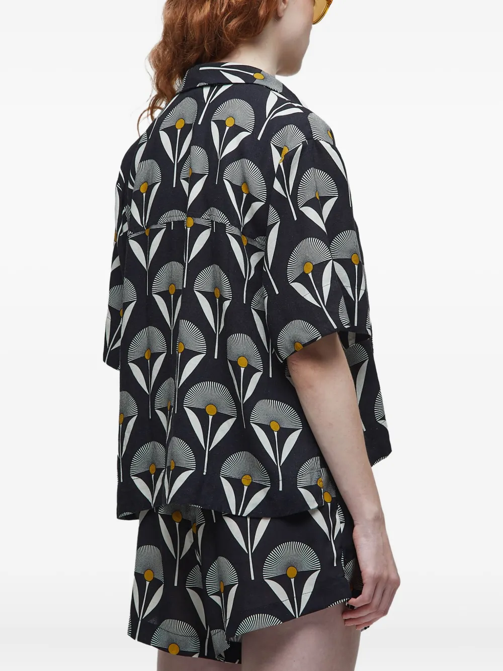 Osklen Blouse met korte mouwen Zwart