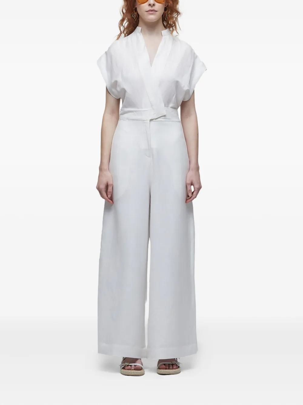 Osklen Wollen jumpsuit Wit
