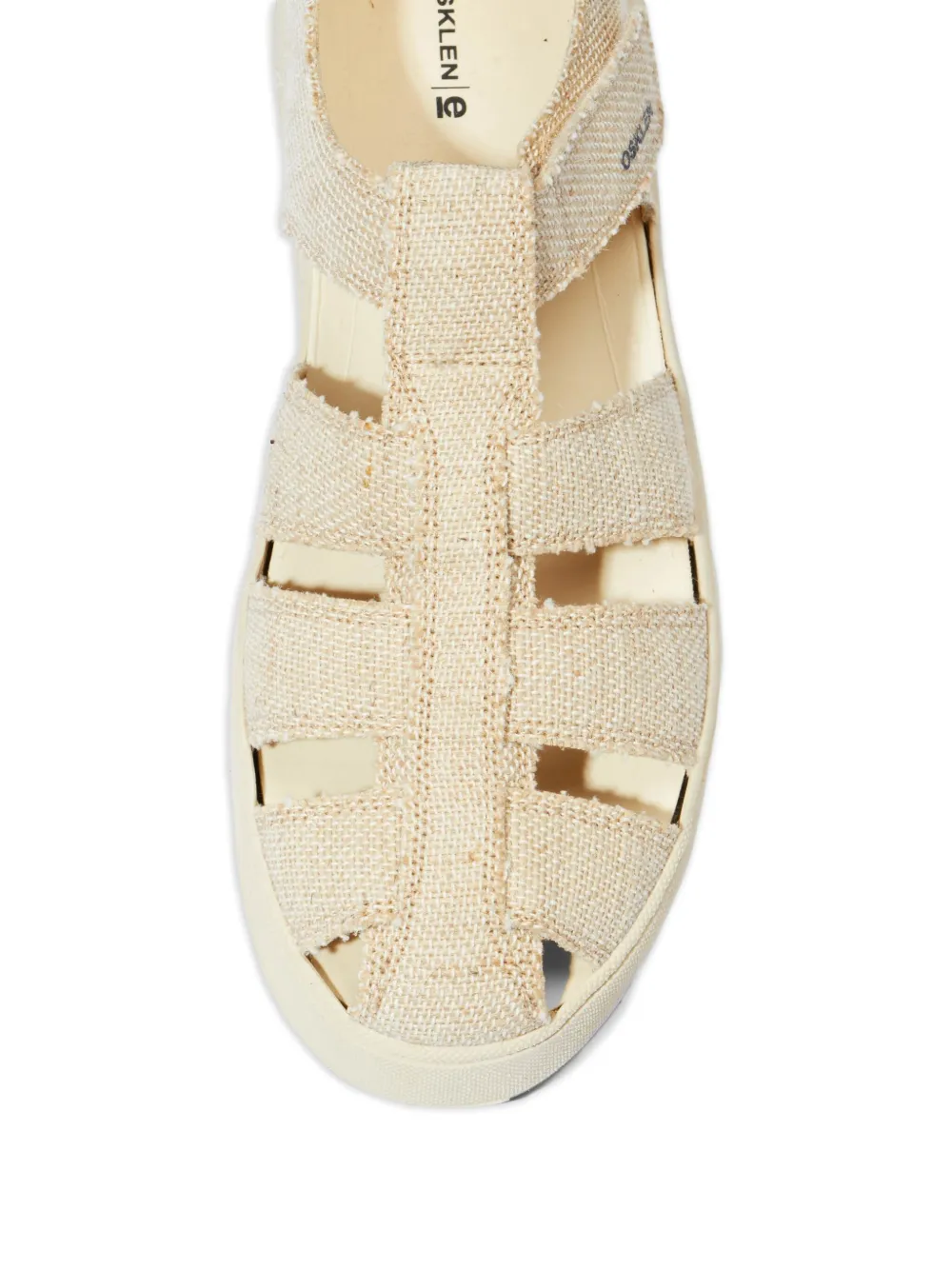 Osklen Soho Resort geweven sandalen Beige