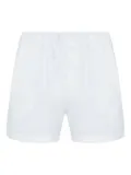 Osklen cotton textured shorts - White