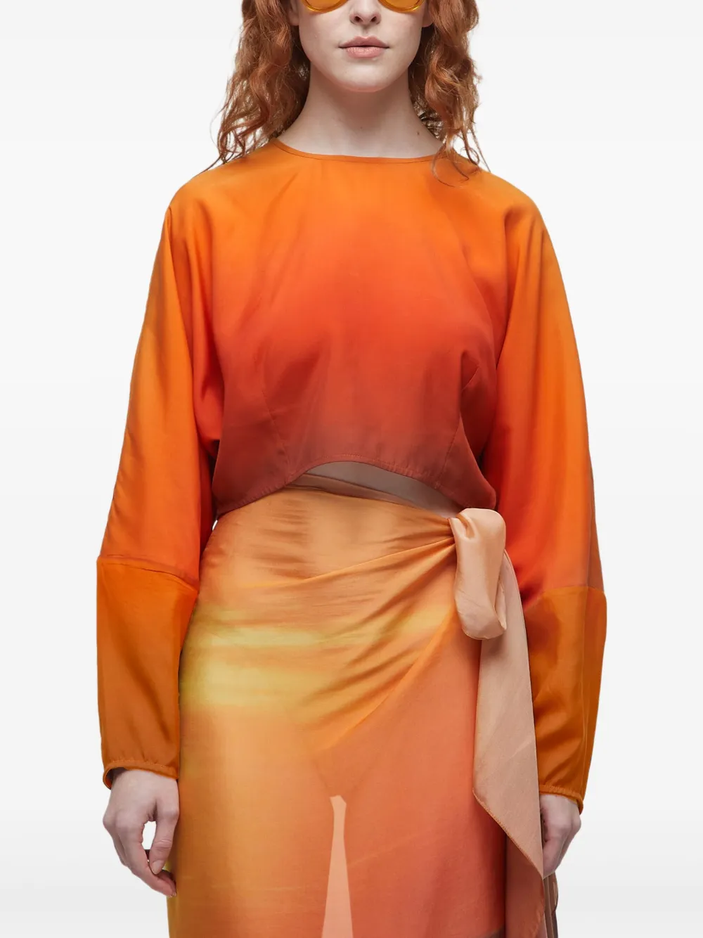 Osklen Sunset blouse Rood