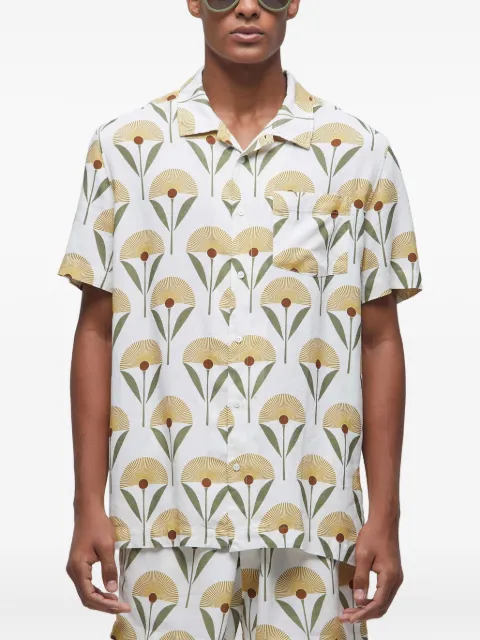 Osklen camisa con girasoles estampados