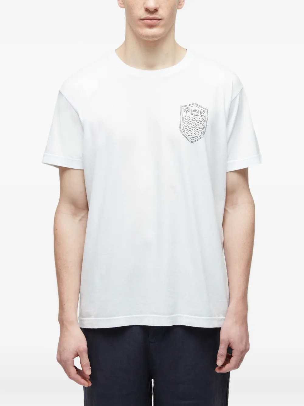 Osklen shield-emblem T-shirt | White | Image 1