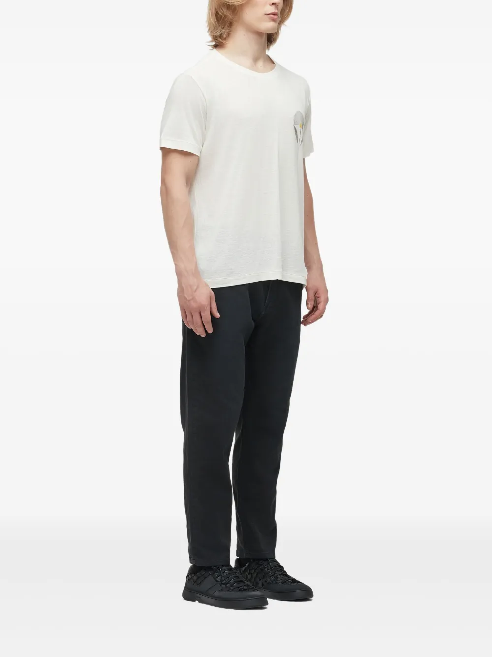 Osklen flower-print linen T-shirt | T-Shirts | Image 2