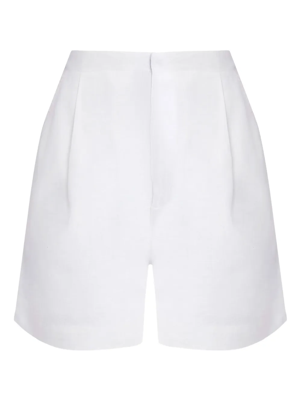 Osklen Linnen shorts Wit