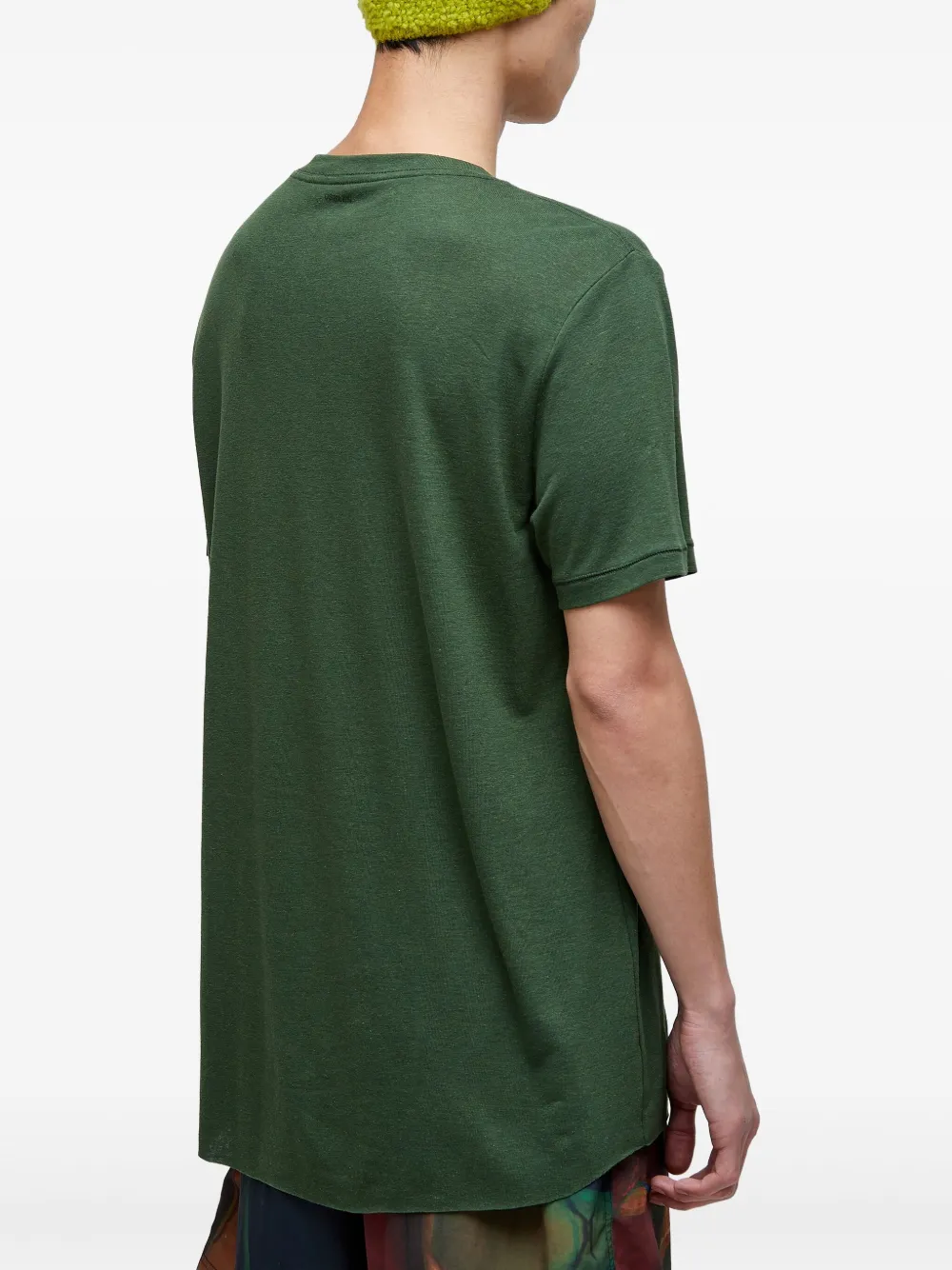 Osklen T-shirt met schild-embleem Groen