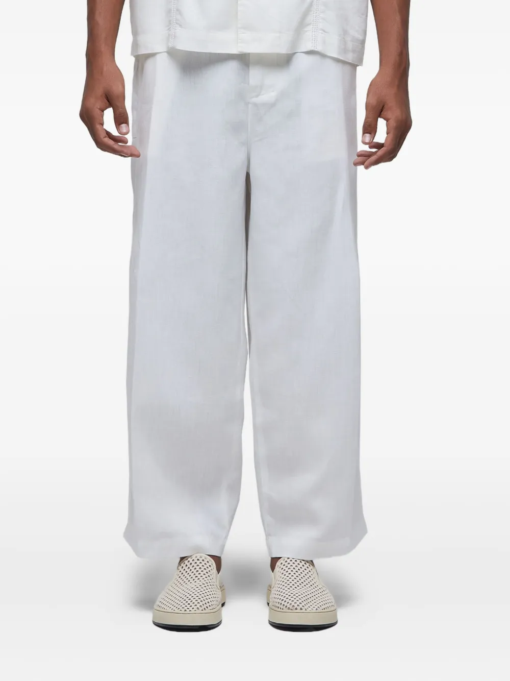 Osklen Broek met wijde pijpen Wit