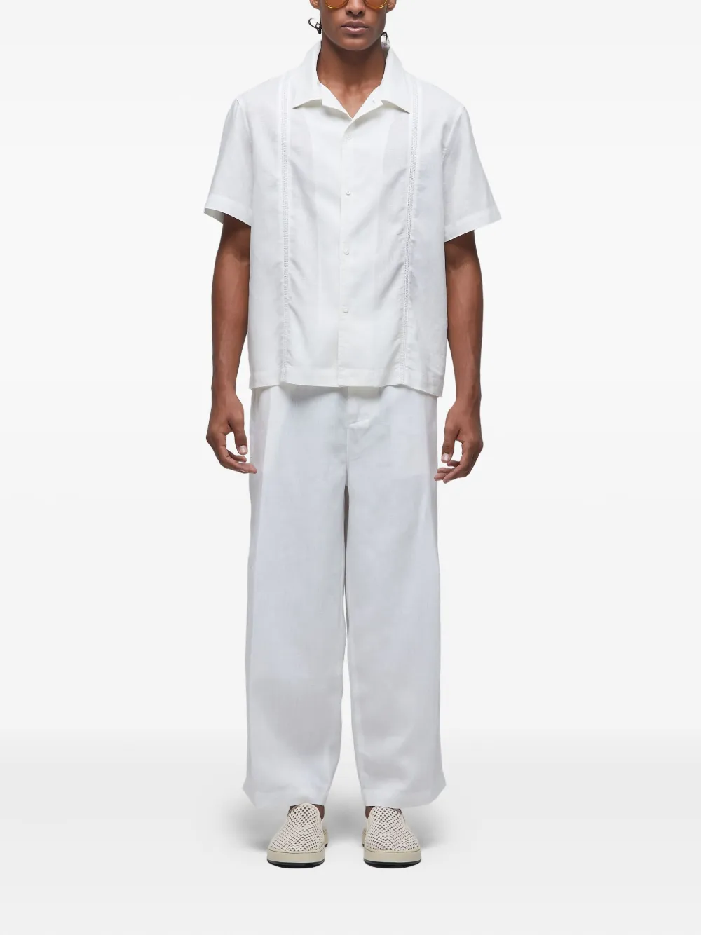 Osklen Broek met wijde pijpen Wit