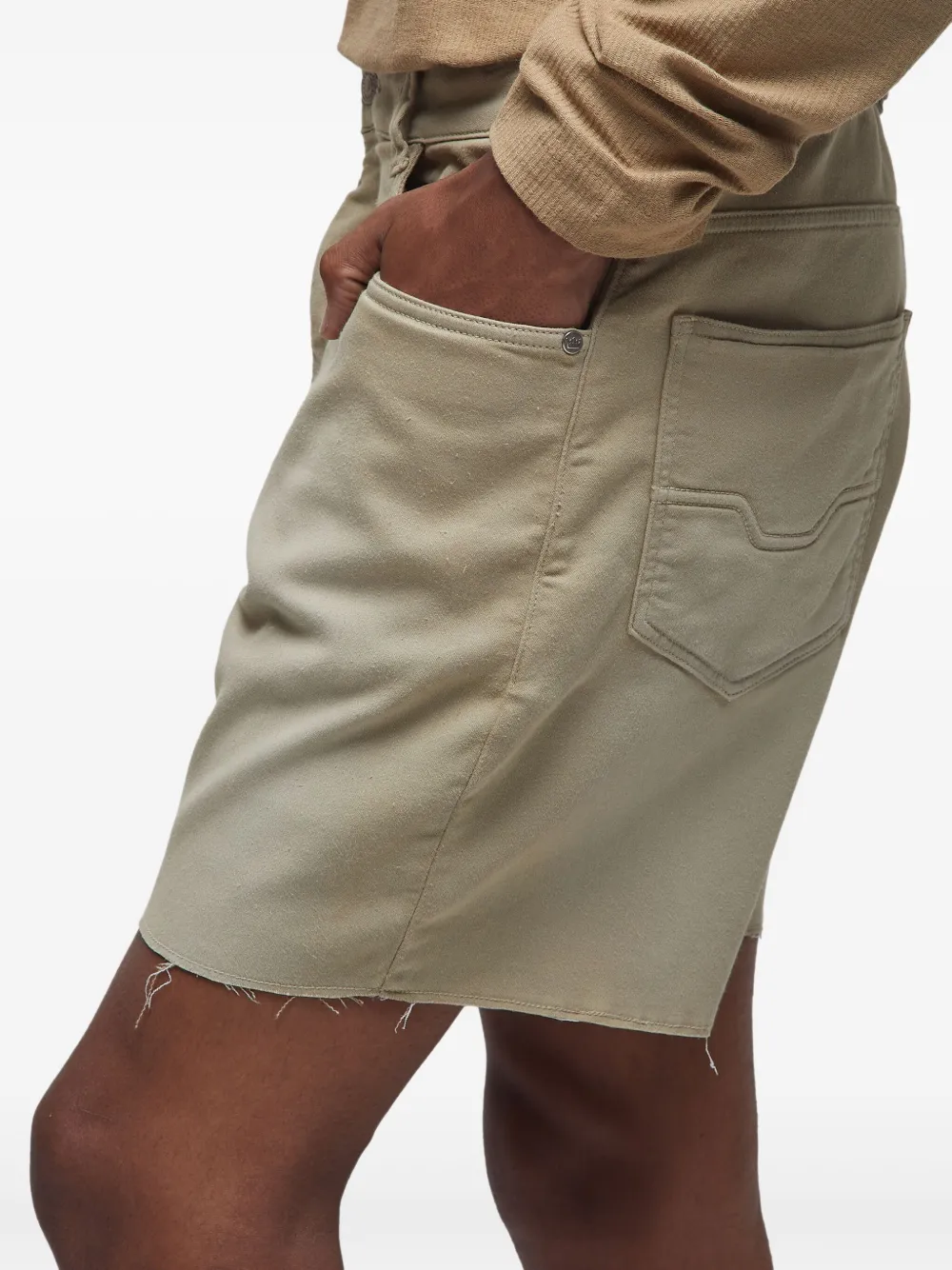Osklen Bermuda shorts van katoenblend Beige