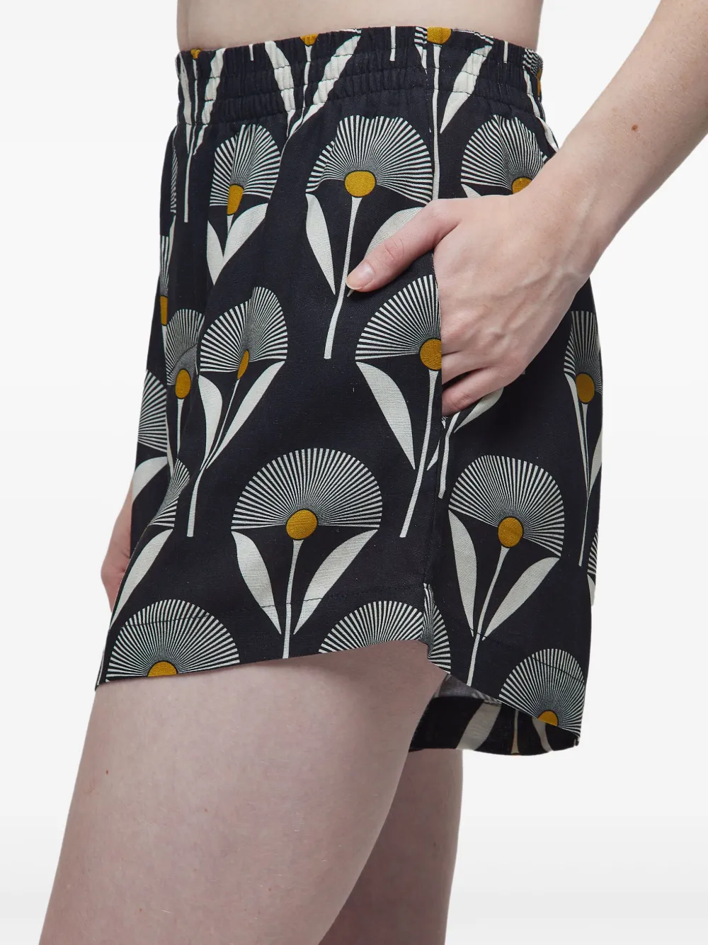 Osklen Sunflower Dots shorts Zwart