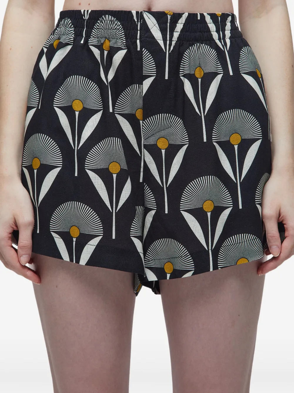 Osklen Sunflower Dots shorts Zwart