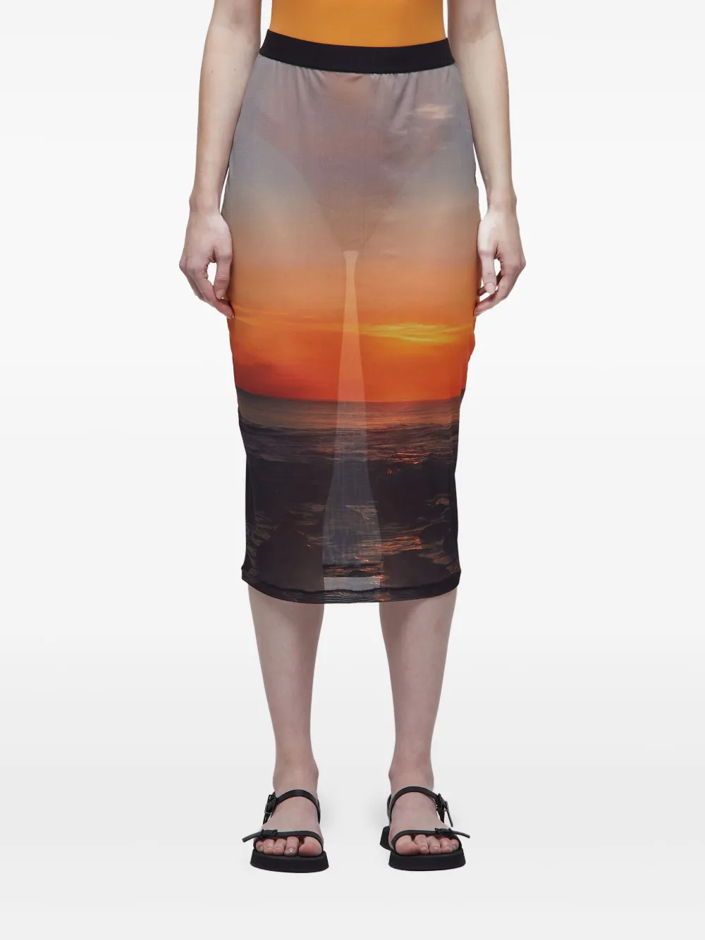 Osklen Tulle Skirt In Multi