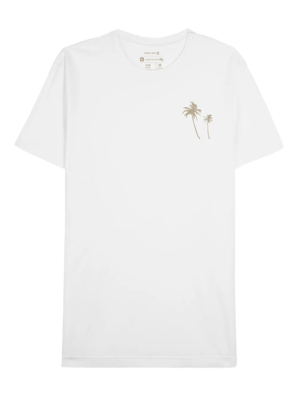 Osklen Palm-tree Print T-shirt In White
