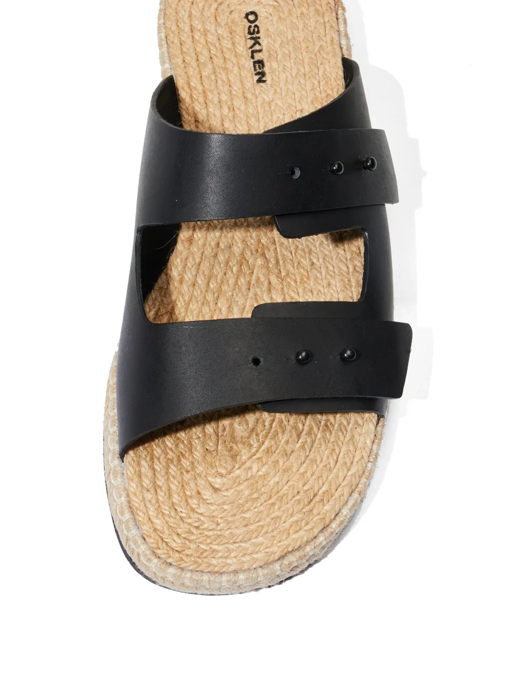 Osklen Raffia sandalen - Zwart