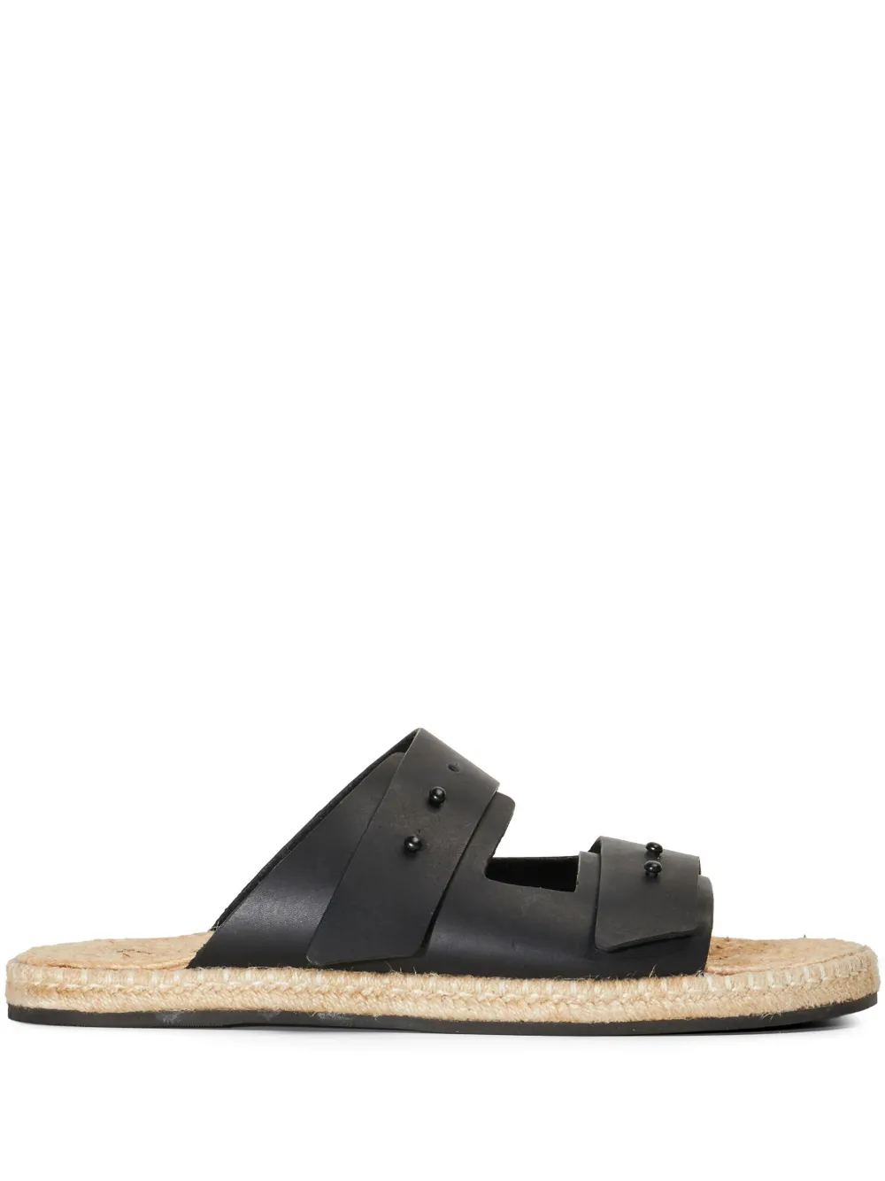 Osklen raffia sandals | Black | Image 1