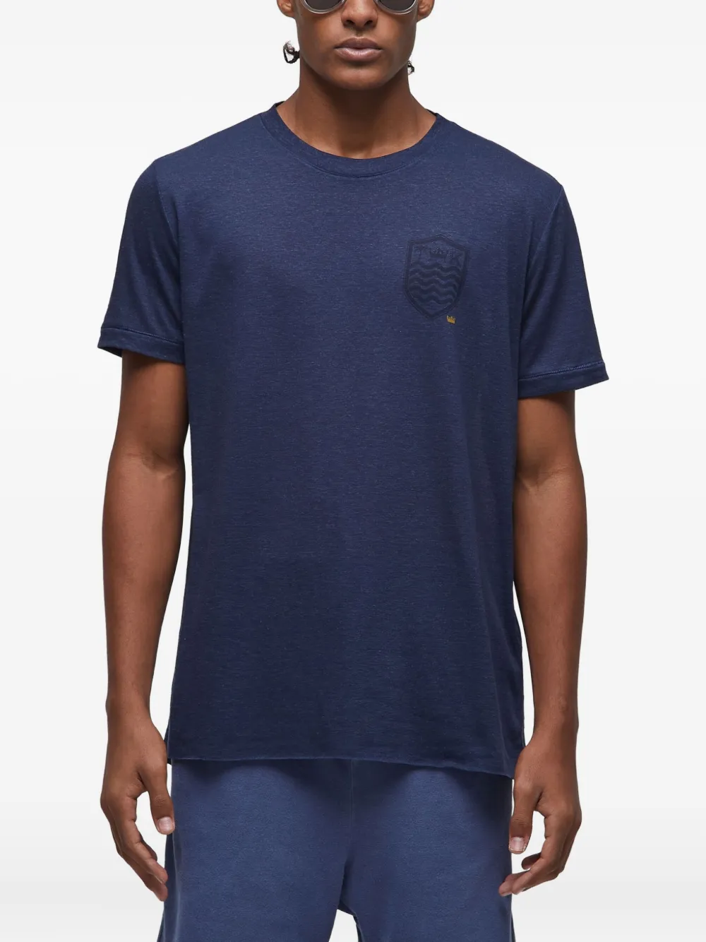 Osklen T-shirt met geborduurd logo 15