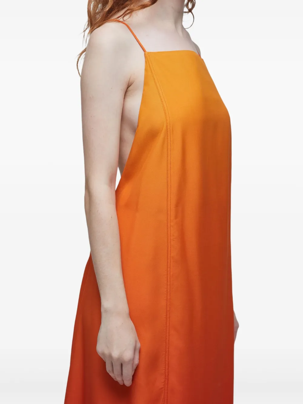 Osklen Sunset midi-jurk Rood