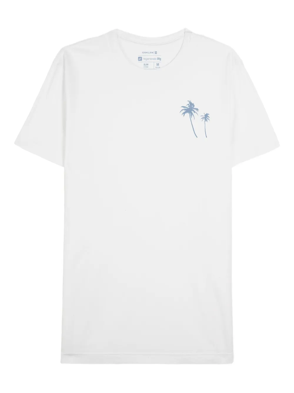 Osklen Palm-tree Print T-shirt In White