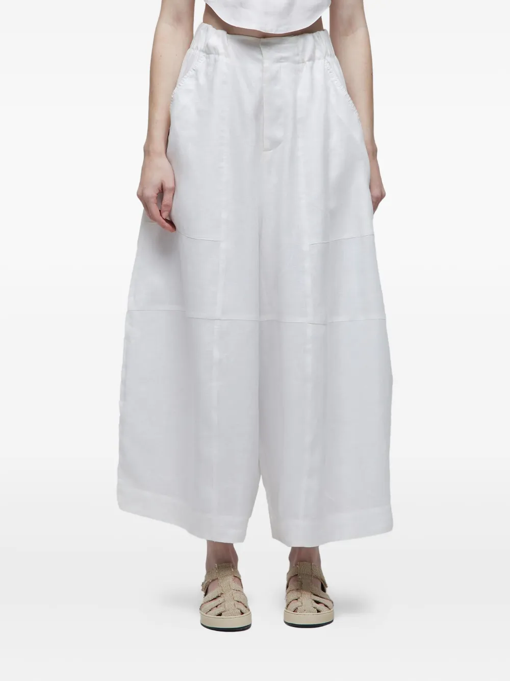 Osklen Broek met vlakken Wit