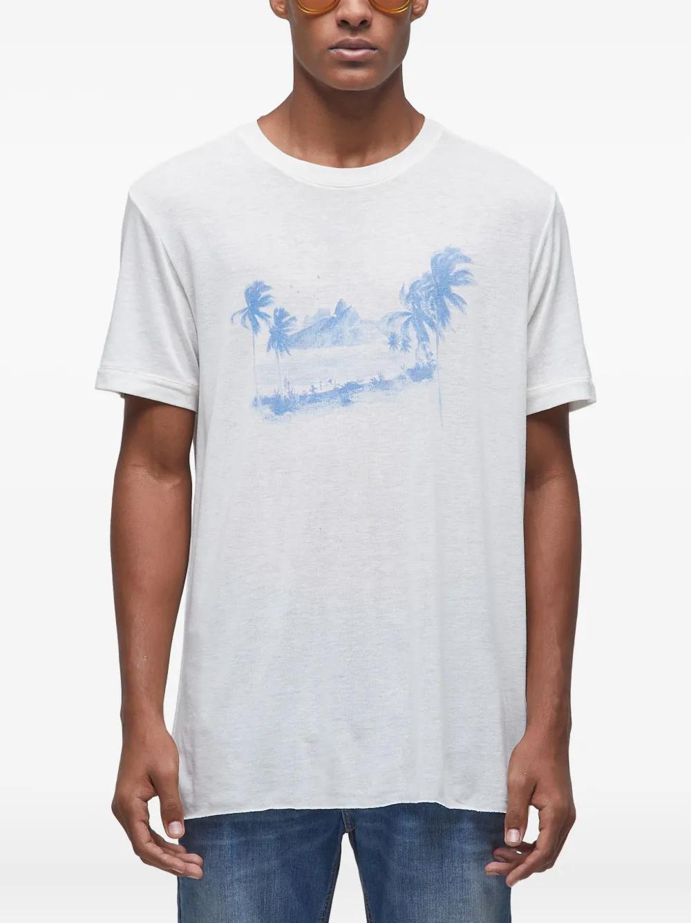 Osklen T-shirt met grafische print Wit