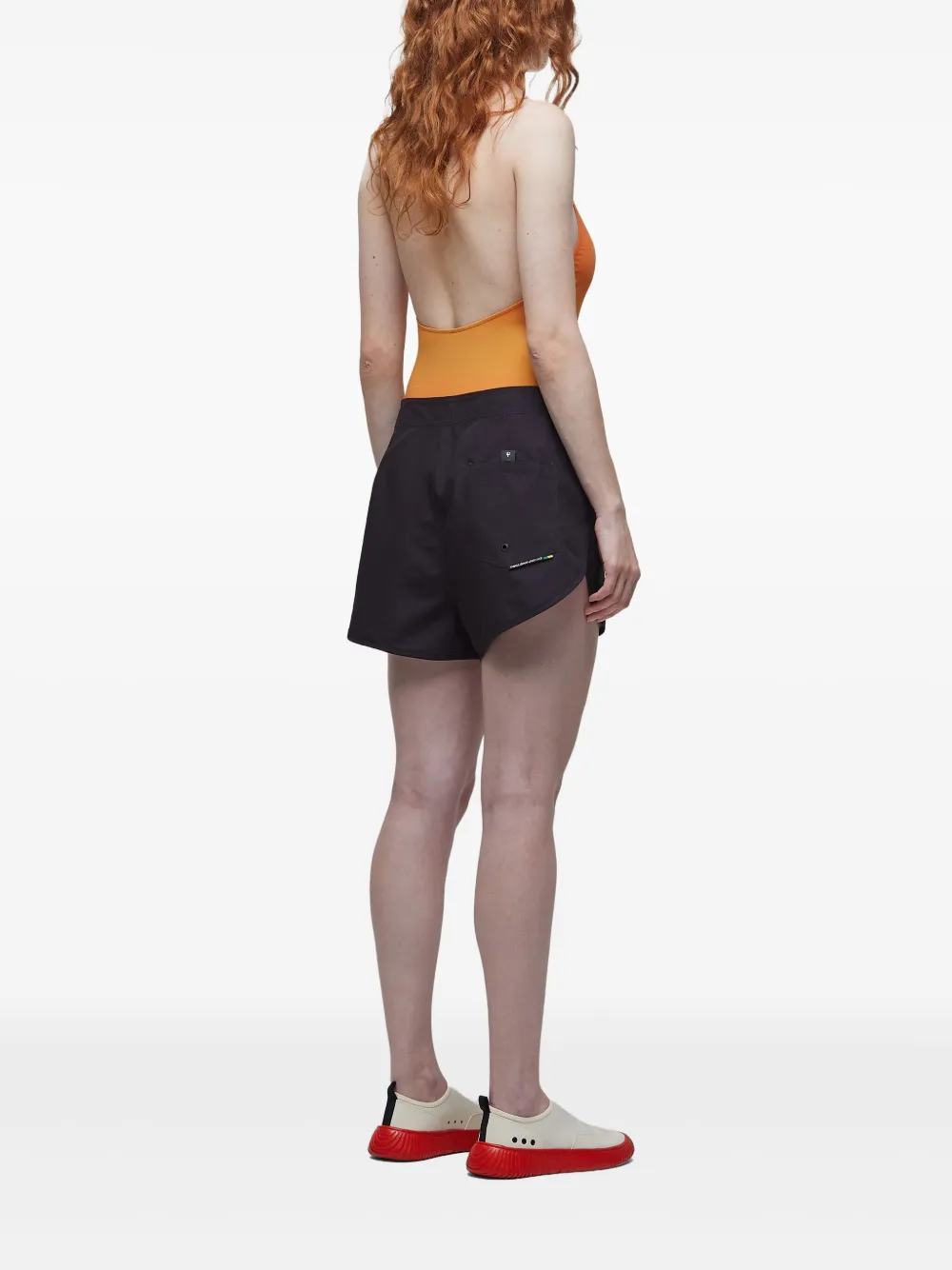 Osklen Gestreepte shorts Zwart