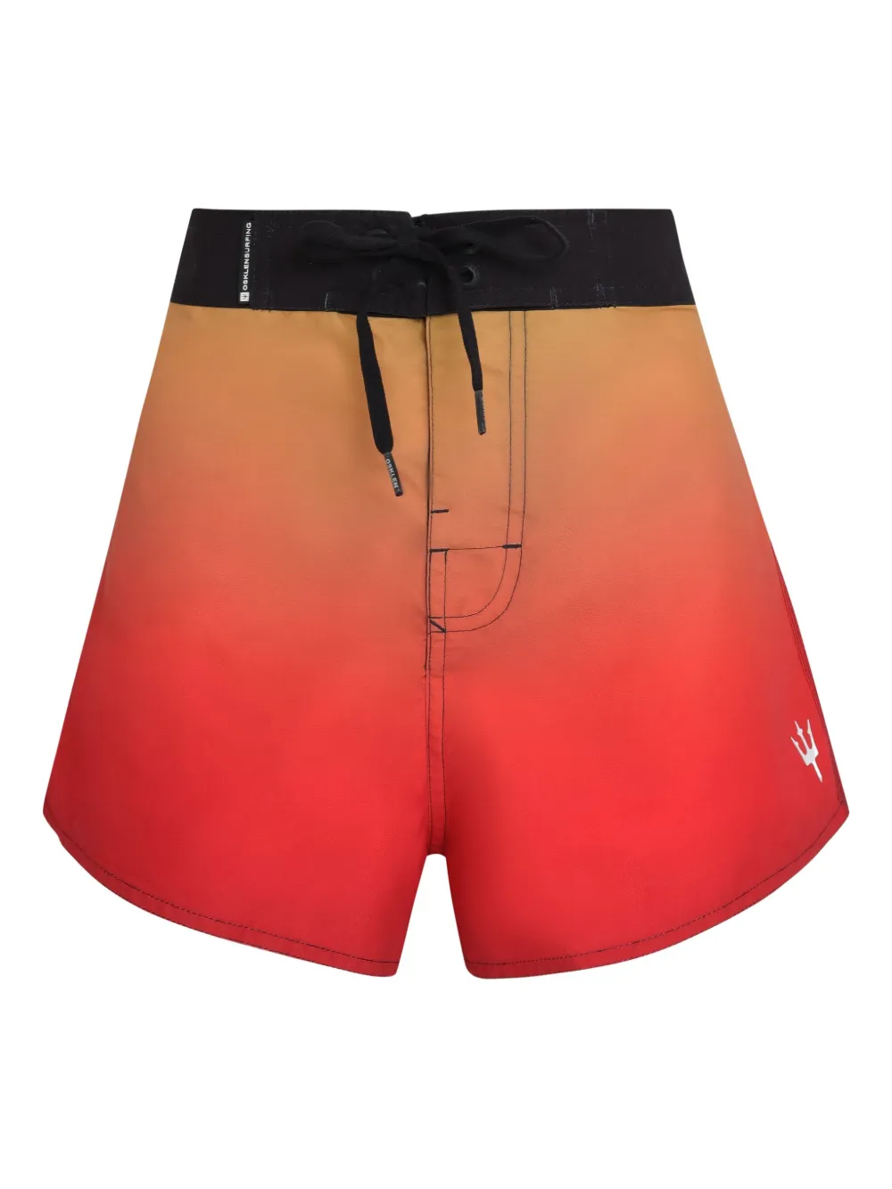 Osklen Zwembroek met ombré-effect Rood
