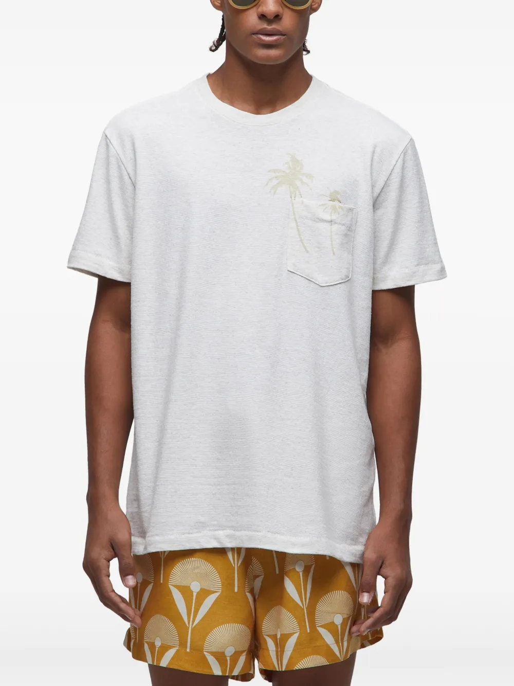 Osklen T-shirt met grafische print Wit