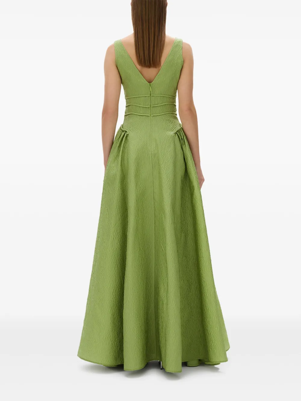 Rachel Gilbert Sophia avondjurk Groen