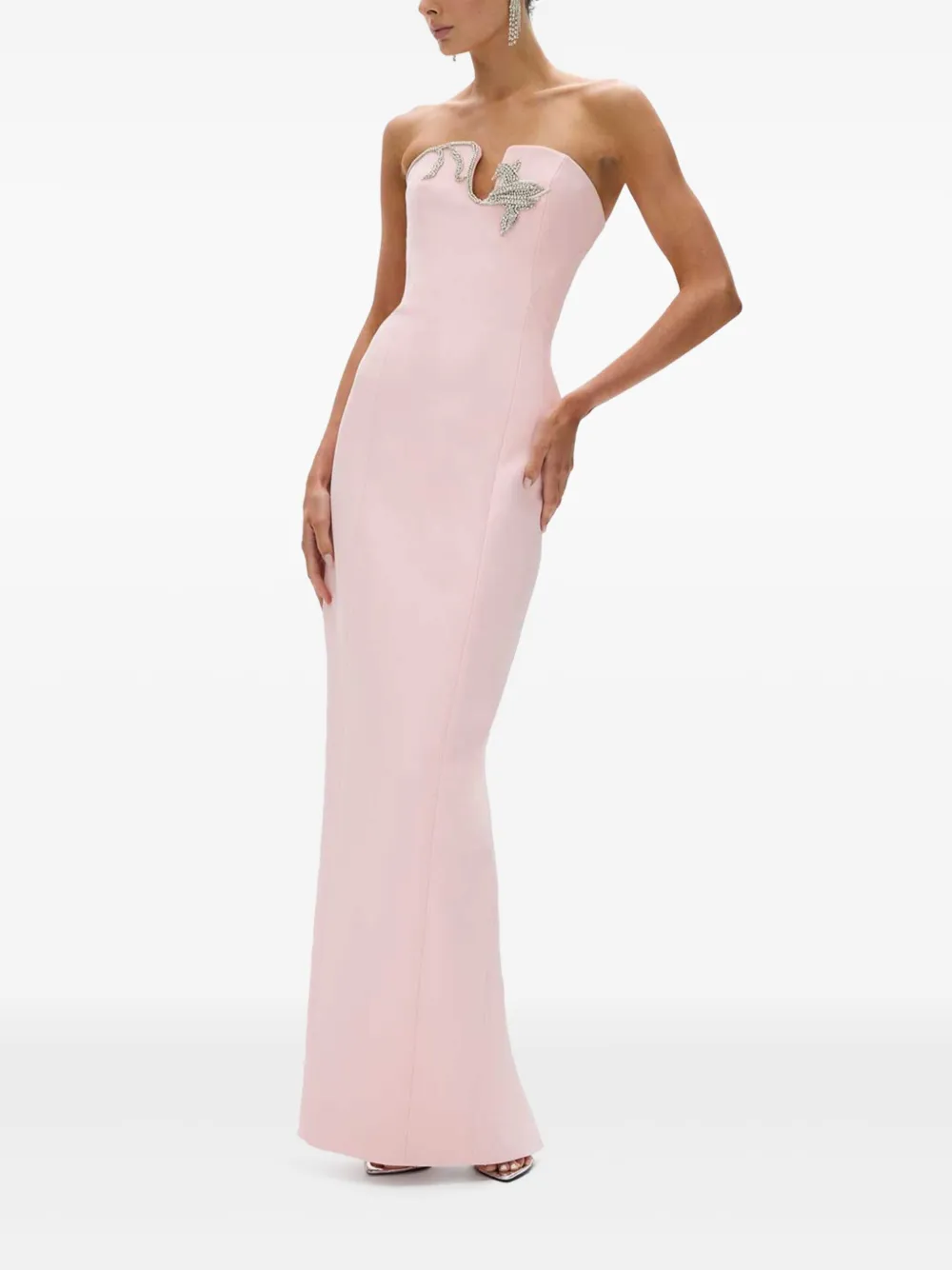 Rachel Gilbert Leura avondjurk Roze
