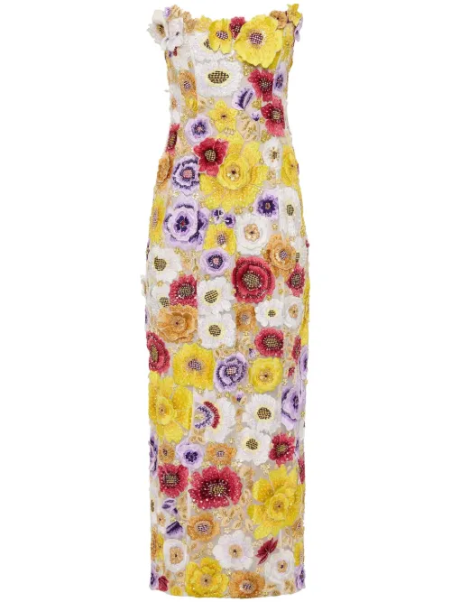 Robe Kira à coupe longue - Rachel Gilbert - Modalova