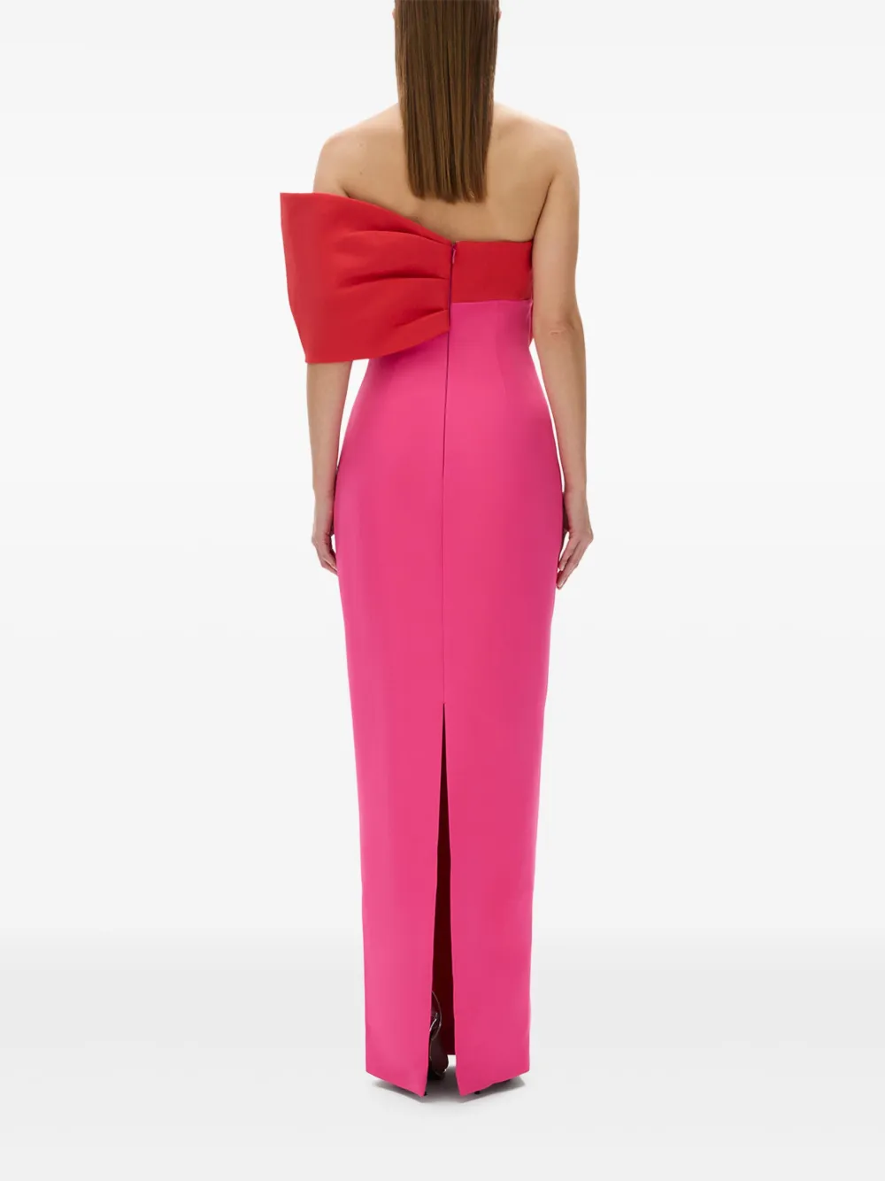 Rachel Gilbert Avondjurk met kant Roze