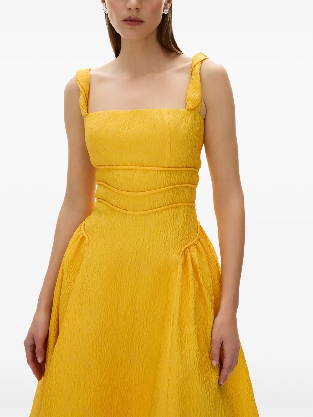 Rachel Gilbert Sophia jurk Geel