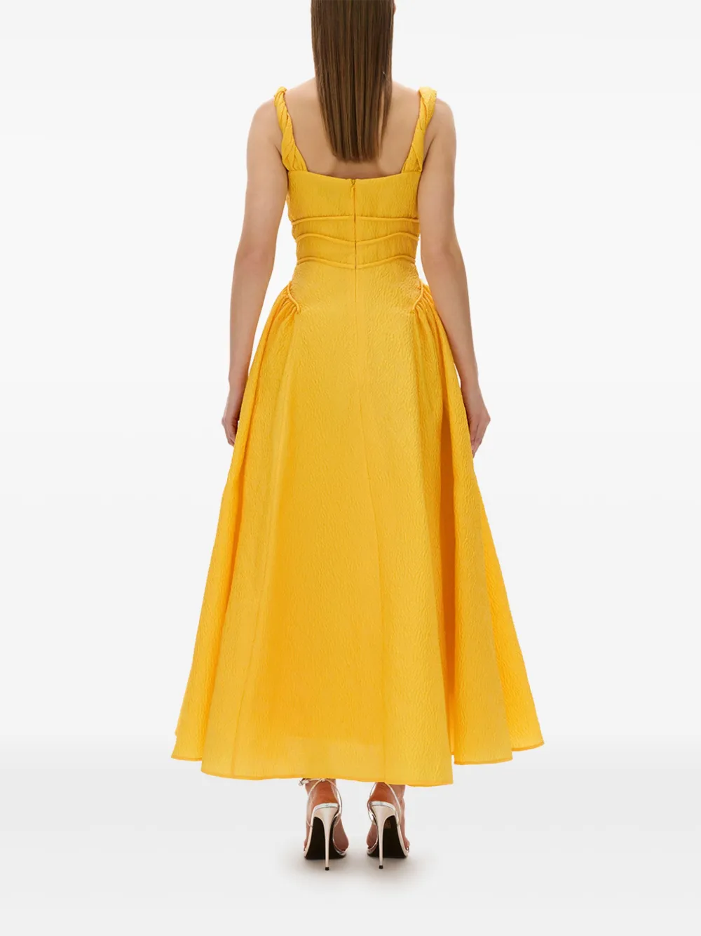 Rachel Gilbert Sophia jurk Geel