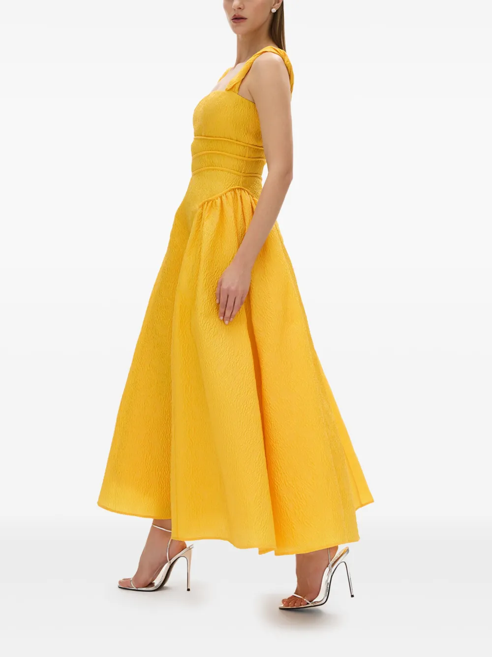Rachel Gilbert Sophia jurk Geel
