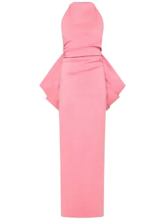 open lace back dress James & Lottie Girls Pink Knit Play Dress