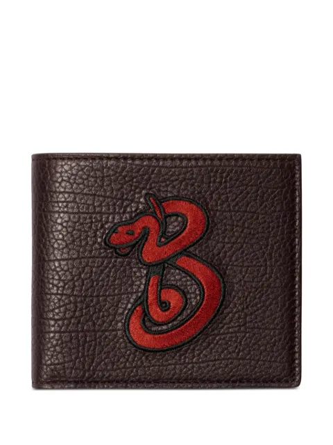 Burberry B Snake bi-fold wallet
