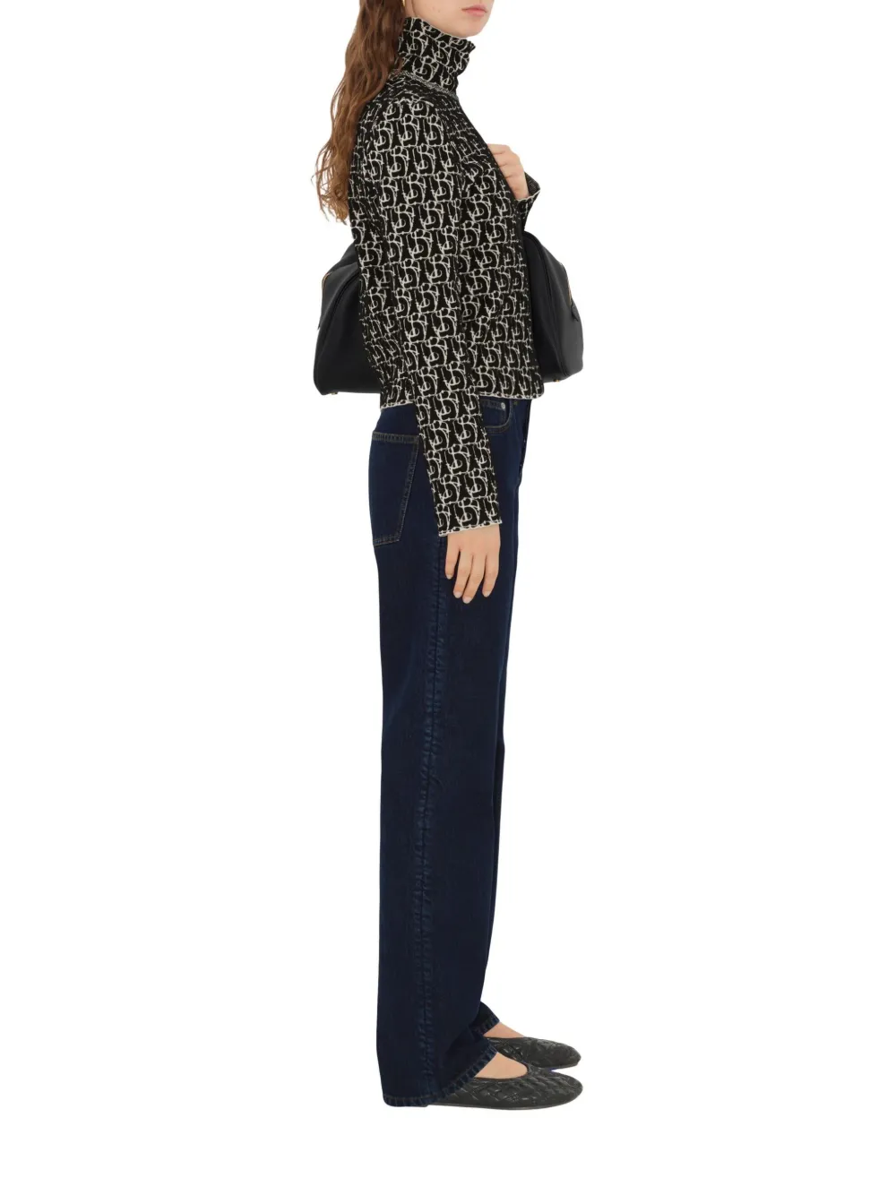 Burberry B Charm-intarsia Sweater In Neutrals