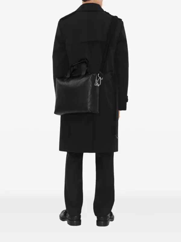 『 S 』BURBERRY ビジネスバッグ ブラック チェック柄 Burberry チェック ビジネスバッグ | ブラック | FARFETCH JP