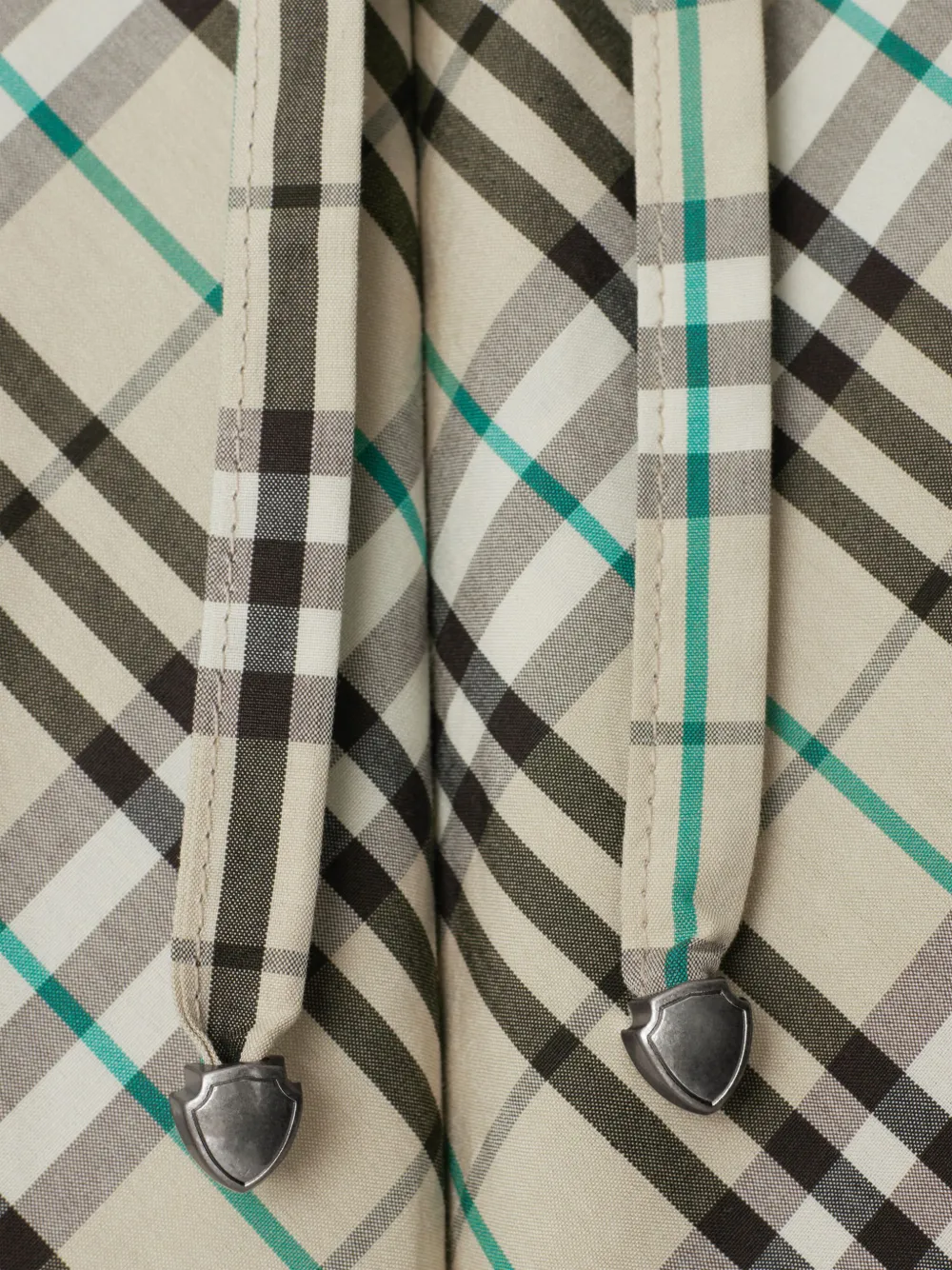 Burberry Geruite broek Beige