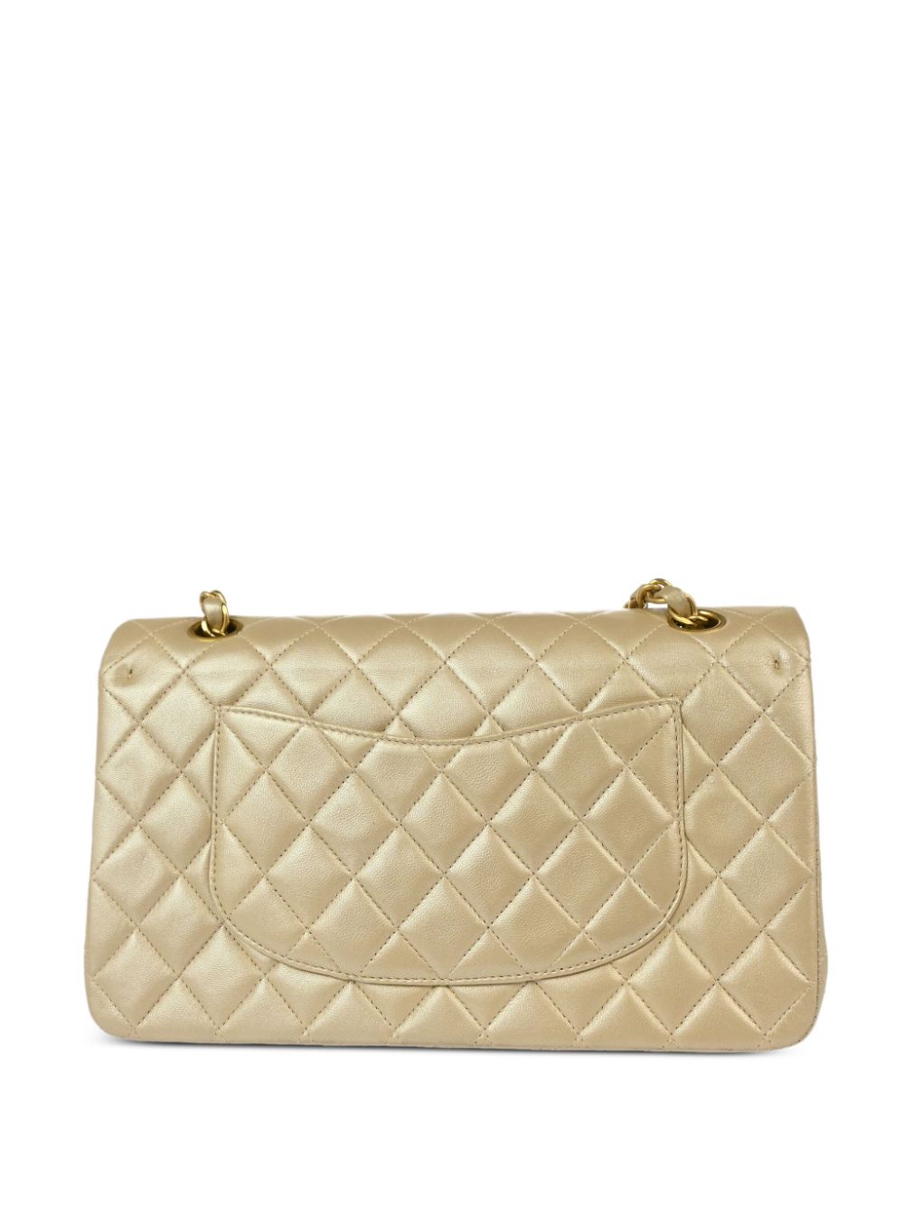 CHANEL Pre-Owned 2000 medium Double Flap schoudertas - Beige