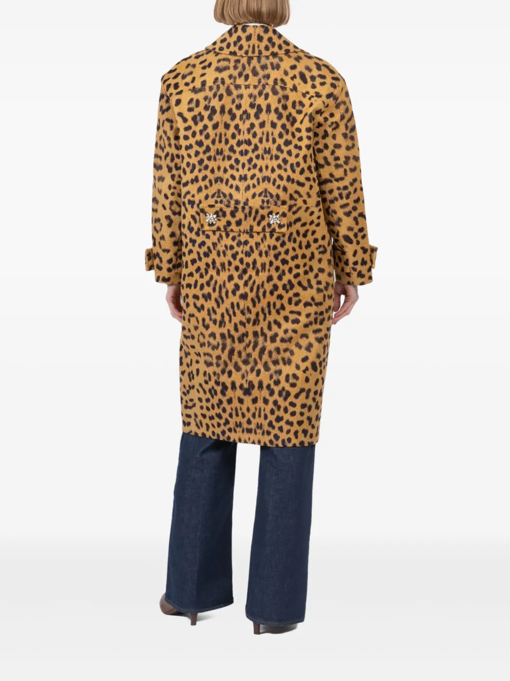 ZIMMERMANN Jas met luipaardprint Bruin