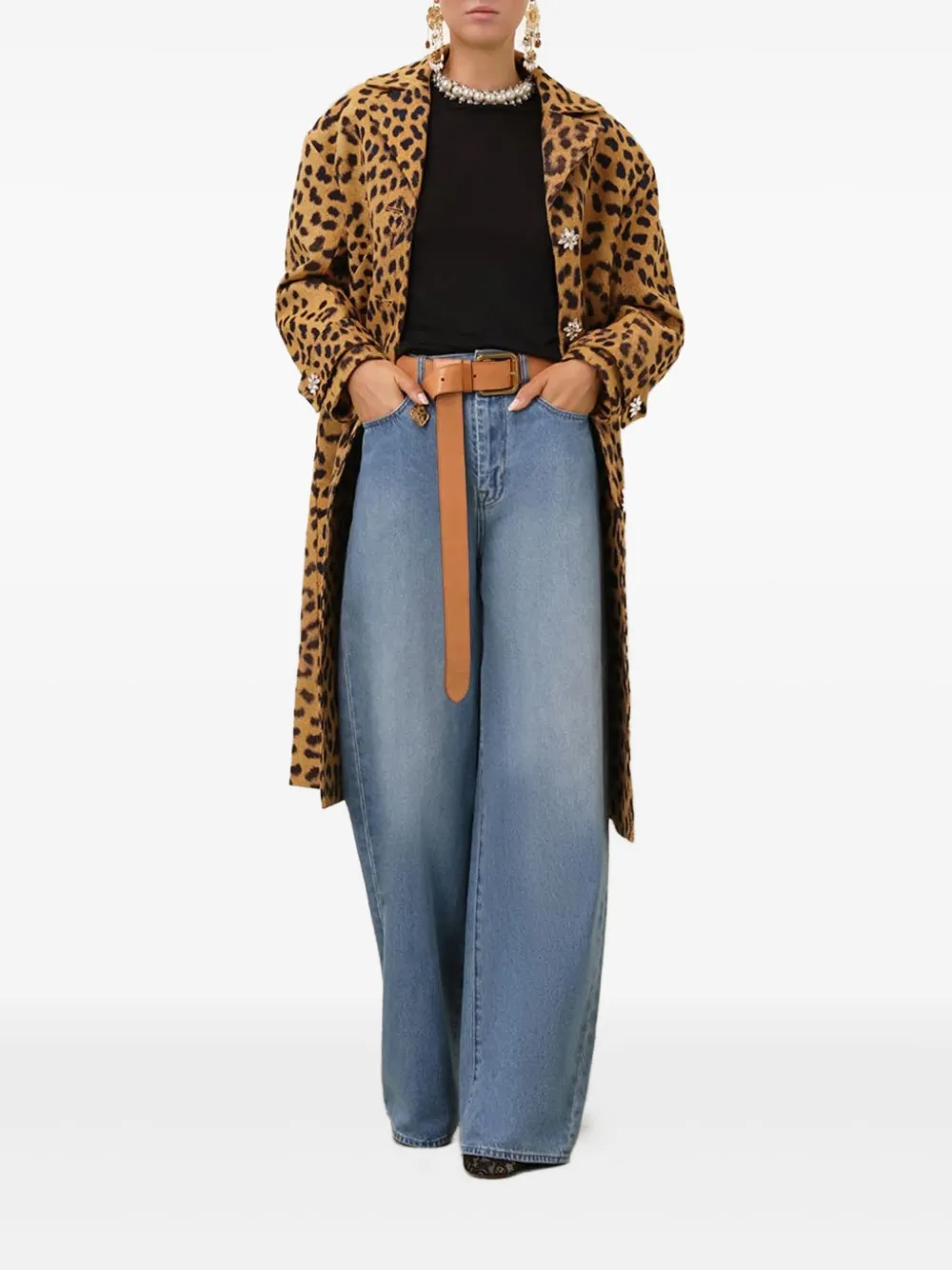 ZIMMERMANN leopard-print coat | Single Breasted Coats | Image 2