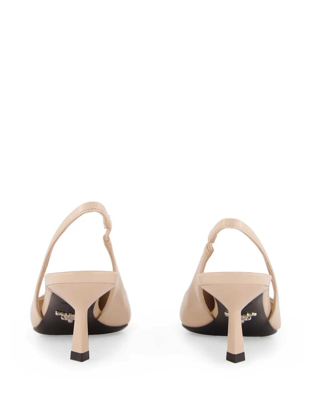 Prada Leren pumps Beige