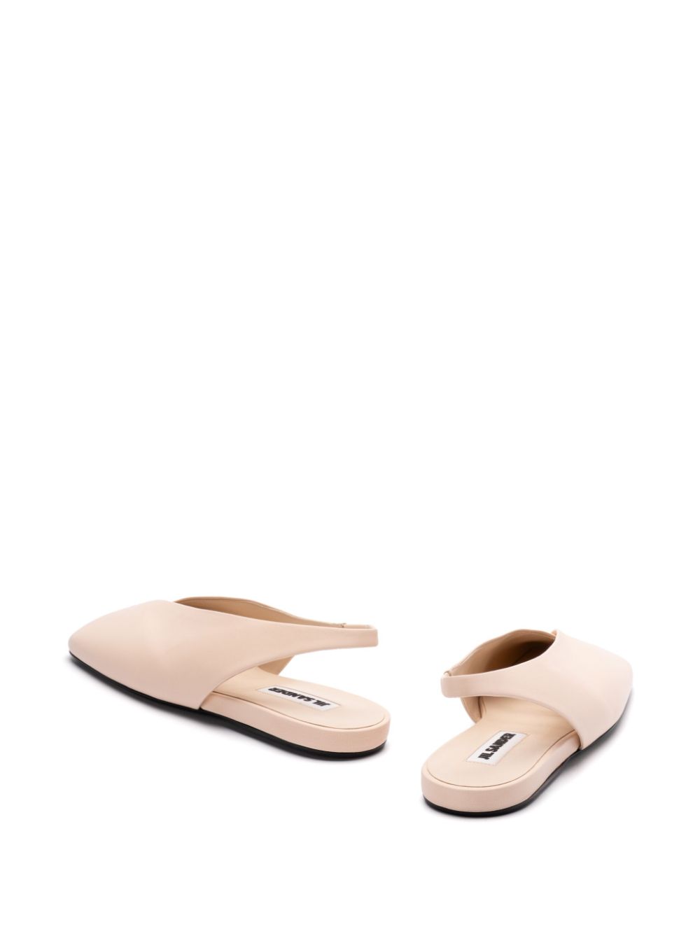 Jil Sander Slingback ballerina's Roze