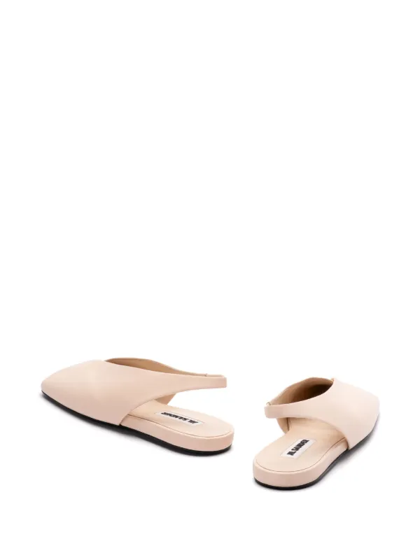 Jil Sander Slingback Ballet Flats | Pink | FARFETCH
