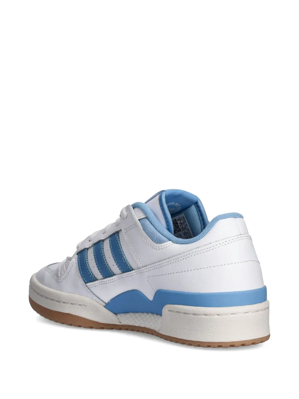 Adidas Originals Three-stripe Leather Trainers In White